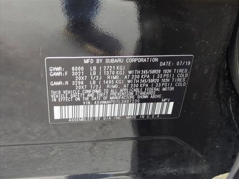 Used 2020 Subaru Ascent Limited w/ Technology Package image 30