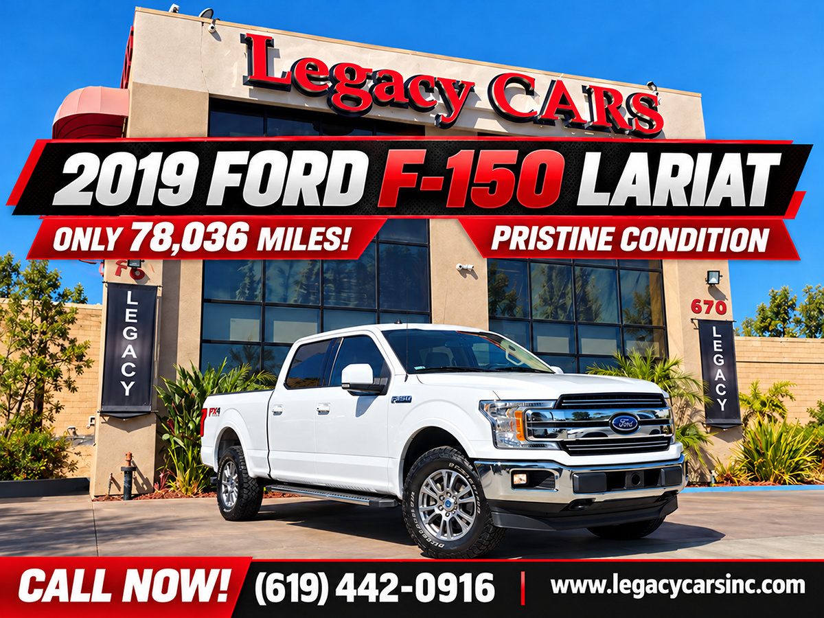 Used 2019 Ford F150 Lariat AWD/4WD image 2