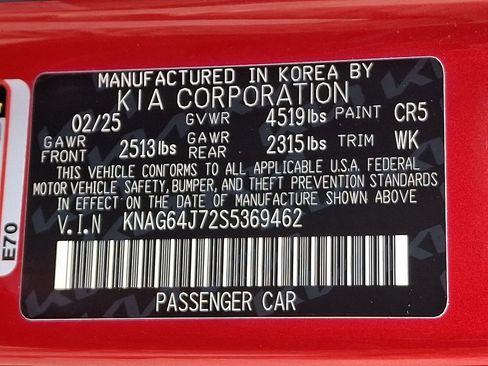 Certified 2025 Kia K5 GT-Line image 28