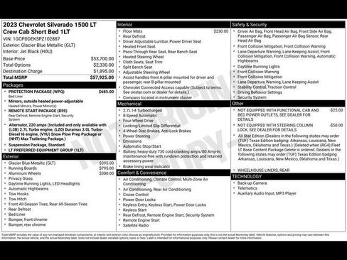 Certified 2023 Chevrolet Silverado 1500 LT w/ Protection Package AWD/4WD image 42