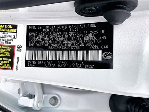 New 2025 Lexus ES 350 w/ Premium Package image 13