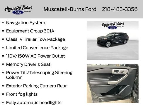 Used 2023 Ford Explorer Limited w/ Equipment Group 301A AWD/4WD image 7