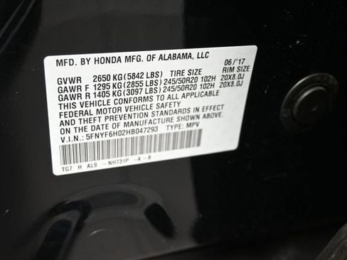 Used 2017 Honda Pilot Elite image 33