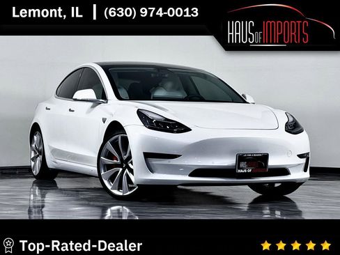 Used 2019 Tesla Model 3 Long Range AWD/4WD image 1