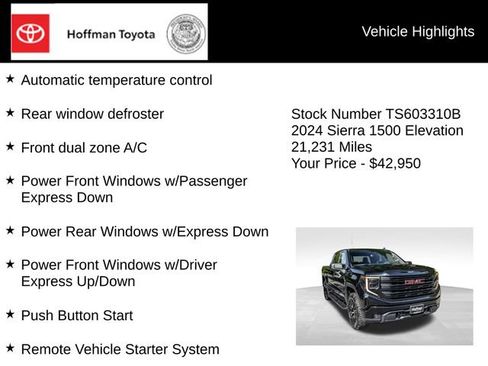 Used 2024 GMC Sierra 1500 Elevation AWD/4WD image 15