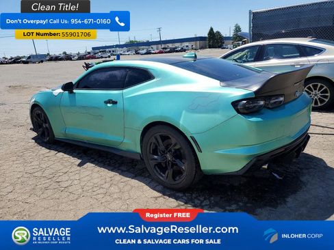 Used 2020 Chevrolet Camaro SS RWD image 3