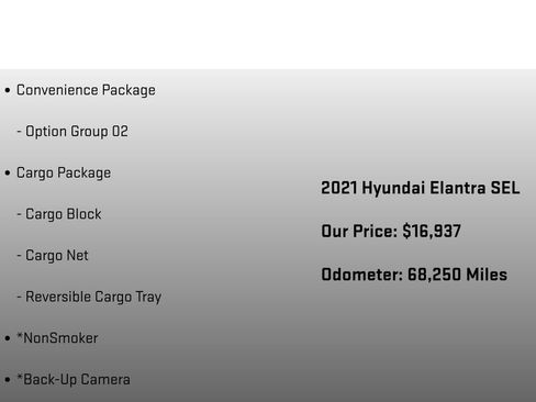 Used 2021 Hyundai Elantra SEL w/ Convenience Package FWD image 6