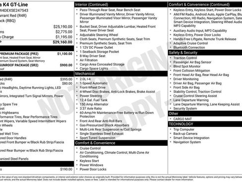 New 2025 Kia K4 GT-Line w/ GT-Line Premium Package image 6