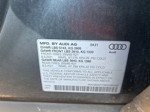 Used 2021 Audi SQ5 Premium Plus w/ Premium Plus Package image 34