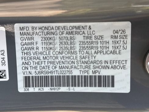 New 2026 Honda CR-V Sport Touring image 34