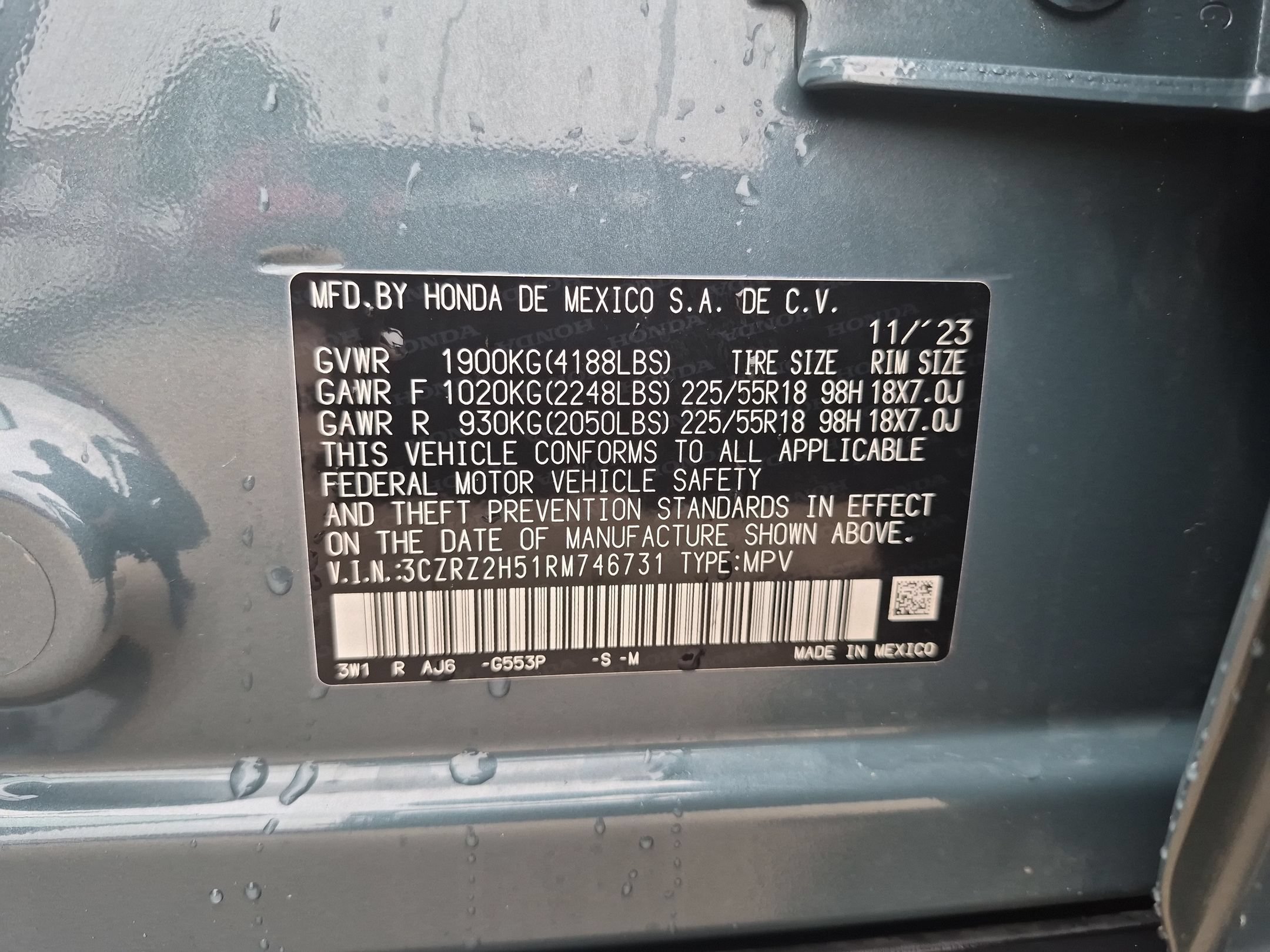 Used 2024 Honda HR-V Sport image 34