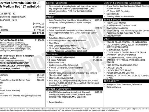 Used 2015 Chevrolet Silverado 2500 LT w/ LT Convenience Package image 32