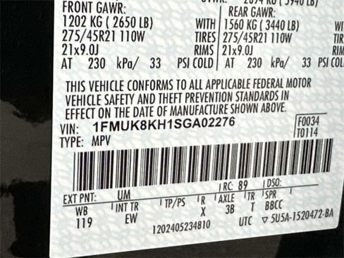 Used 2025 Ford Explorer ST-Line w/ ST-Line Street Pack image 30