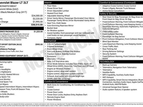 New 2026 Chevrolet Blazer LT w/ Convenience Package FWD image 28