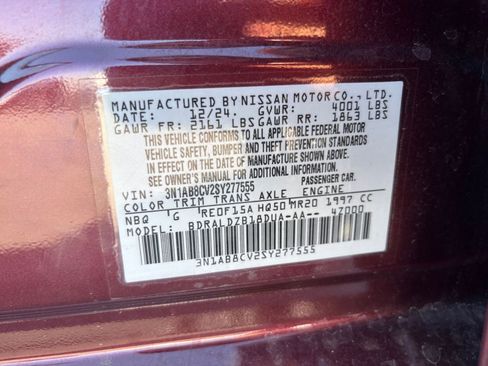 Used 2025 Nissan Sentra SV image 27
