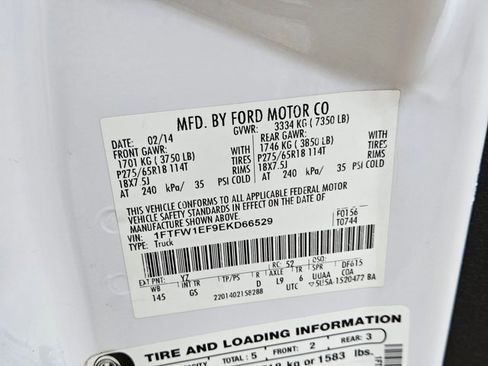 Used 2014 Ford F150 XLT w/ Equipment Group 302A Luxury image 24