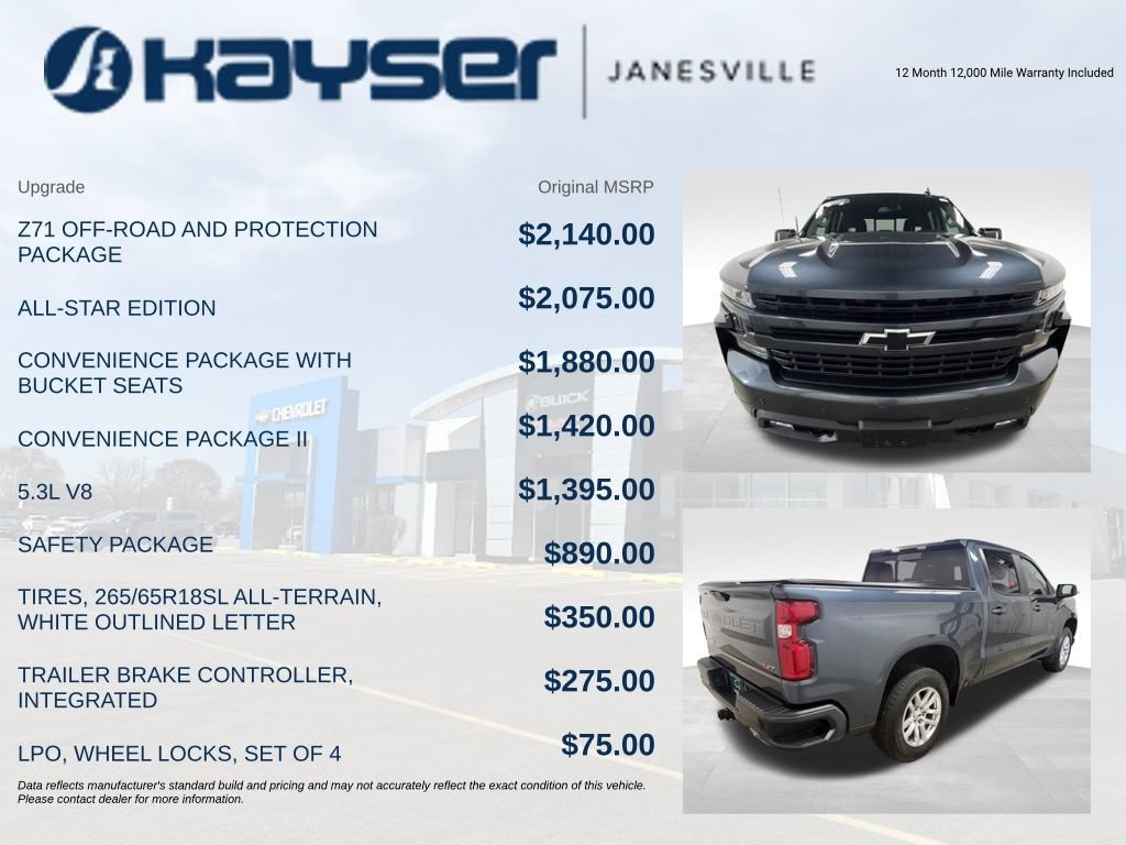 Certified 2020 Chevrolet Silverado 1500 RST AWD/4WD image 2