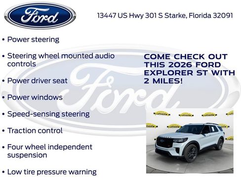 New 2026 Ford Explorer ST RWD image 25