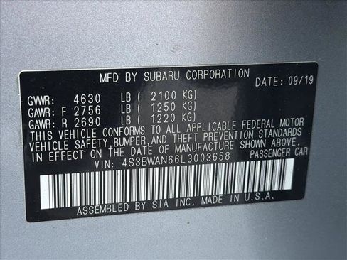 Used 2020 Subaru Legacy Limited image 20