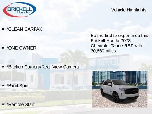 Used 2023 Chevrolet Tahoe RST w/ Luxury Package RWD image 8