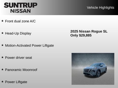 Used 2025 Nissan Rogue SL w/ SL Premium Package AWD/4WD image 16