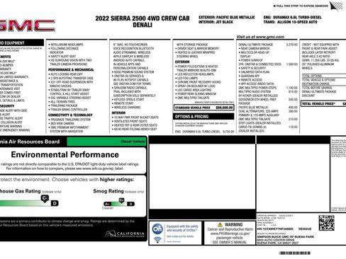 Used 2022 GMC Sierra 2500 Denali w/ Denali Ultimate Package AWD/4WD image 4