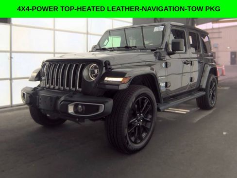 Used 2021 Jeep Wrangler Unlimited Sahara w/ Cold Weather Group AWD/4WD image 1