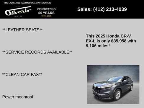 Used 2025 Honda CR-V EX-L image 5