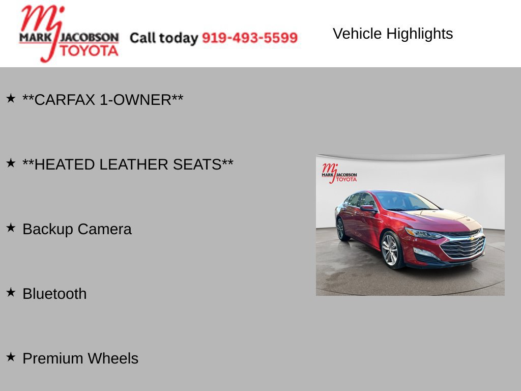 Used 2023 Chevrolet Malibu LT w/ Driver Confidence Package FWD image 7