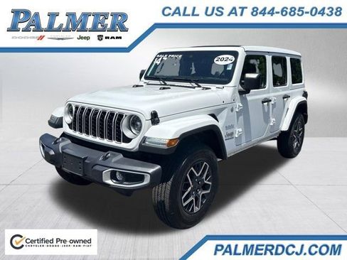 Certified 2024 Jeep Wrangler Unlimited Sahara w/ Technology Group AWD/4WD image 1