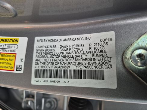Used 2018 Honda Accord Touring image 36