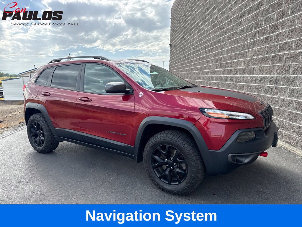 Used 2017 Jeep Cherokee Trailhawk AWD/4WD image 1