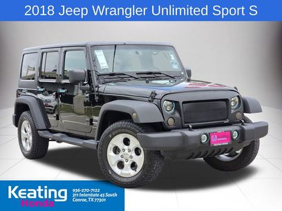 Used 2018 Jeep Wrangler Unlimited Sport S