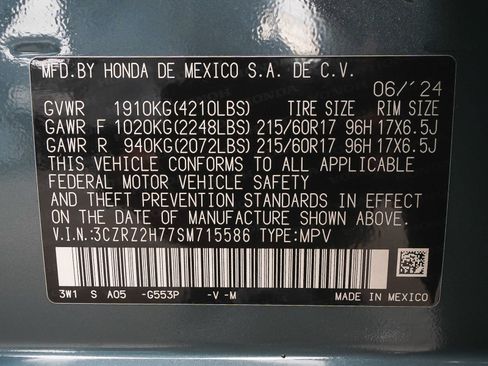 Used 2025 Honda HR-V EX-L image 13