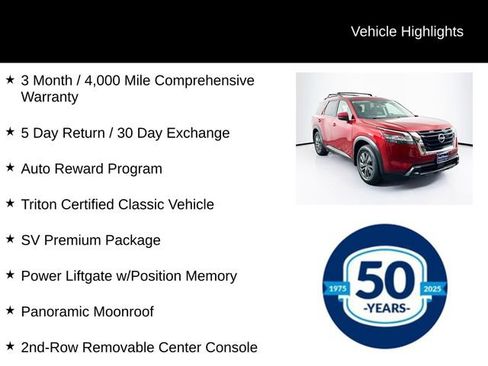 Used 2022 Nissan Pathfinder SV w/ SV Premium Package AWD/4WD image 12