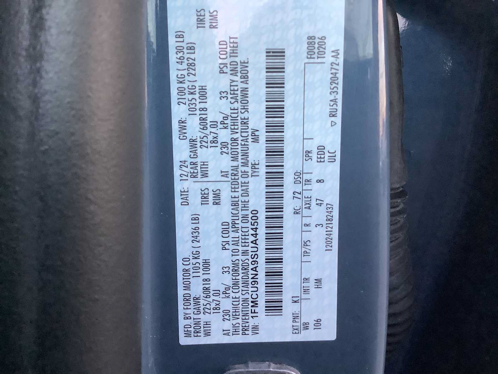 Used 2025 Ford Escape ST-Line Select AWD/4WD image 21
