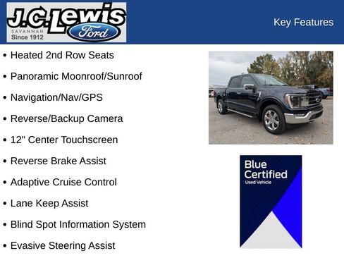 Certified 2023 Ford F150 Lariat w/ Equipment Group 502A High image 35