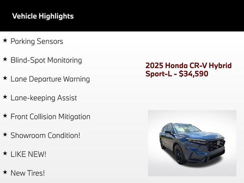 Used 2025 Honda CR-V Sport-L image 51
