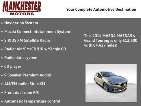 Used 2014 MAZDA MAZDA3 s Grand Touring image 2
