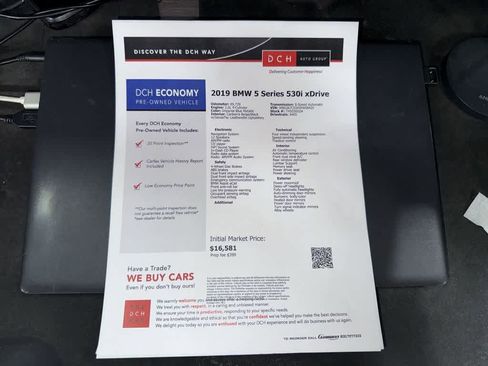 Used 2019 BMW 530i xDrive 530i xDrive w/ Convenience Package image 13