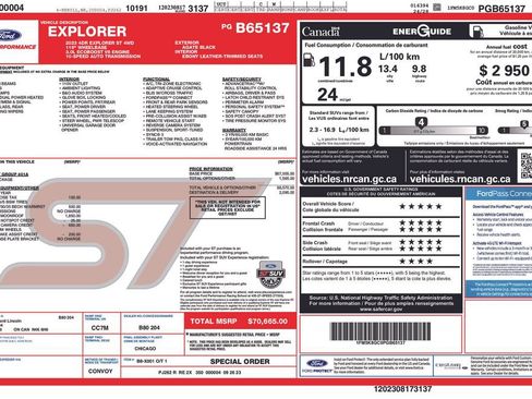 Certified 2023 Ford Explorer ST AWD/4WD image 6