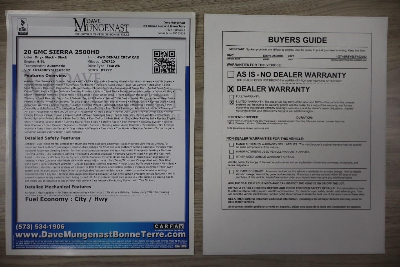 Used 2020 GMC Sierra 2500 Denali w/ Denali Ultimate Package AWD/4WD image 35