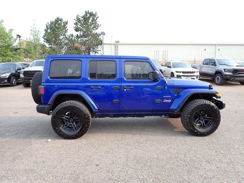 Used 2019 Jeep Wrangler Unlimited Sahara w/ Uconnect 4C Nav & Sound Group AWD/4WD image 5