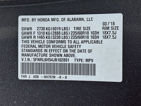 Used 2018 Honda Odyssey EX image 12