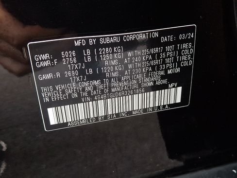Used 2024 Subaru Outback Wilderness AWD/4WD image 27