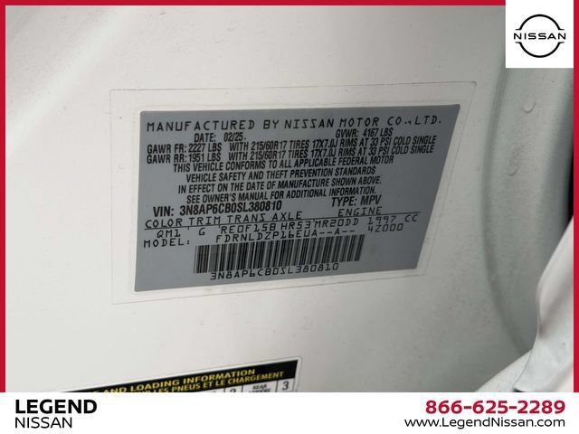 Certified 2025 Nissan Kicks SV AWD/4WD image 17