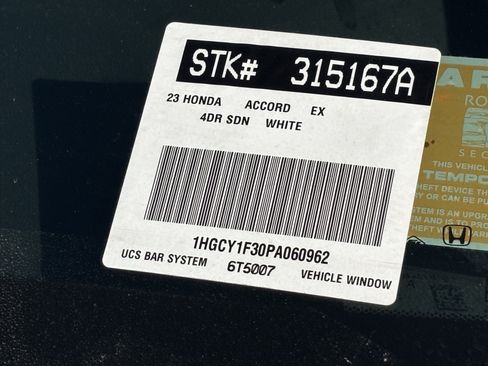 Certified 2023 Honda Accord EX image 4