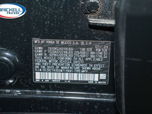 Certified 2025 Honda HR-V LX image 36