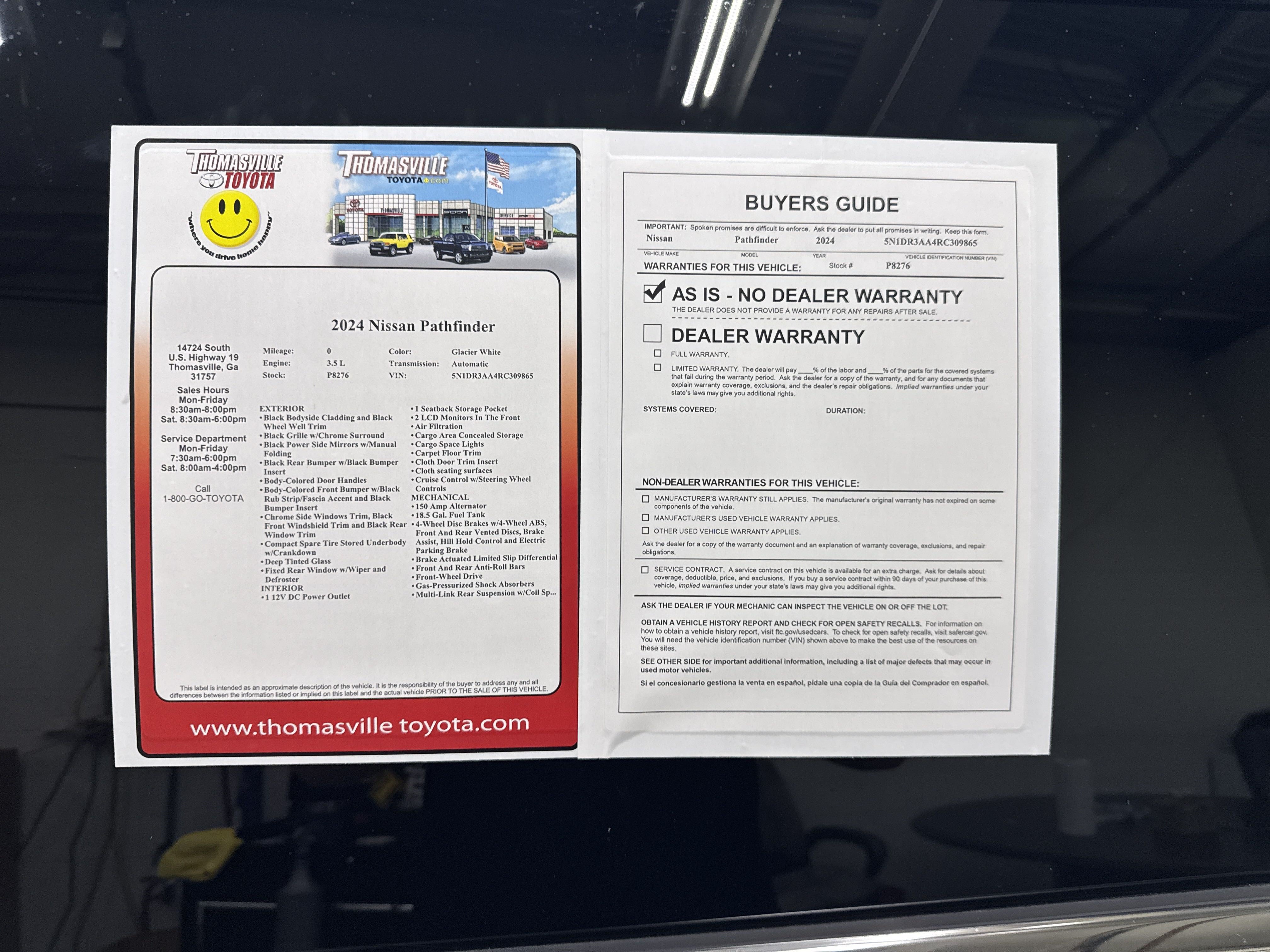 Used 2024 Nissan Pathfinder S FWD image 41