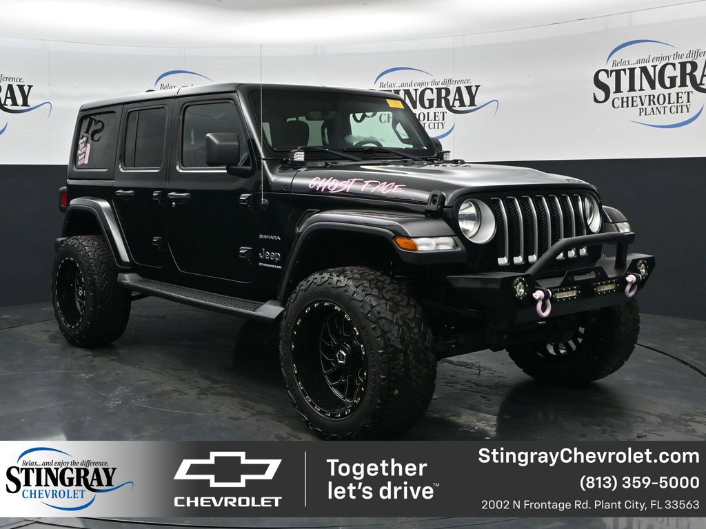 Used 2023 Jeep Wrangler Unlimited Sahara w/ Cold Weather Group AWD/4WD 360° Tour
